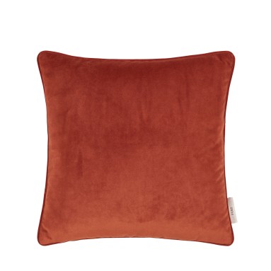 Cosmos Cinnabar Velvet Cushion 43cm x 43cm