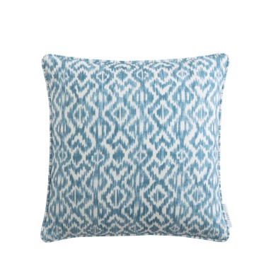 Dari Chambray Printed Cotton Cushion 43cm x 43cm