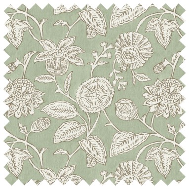 Chaitri Sage Printed Cotton Fabric