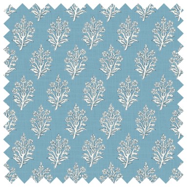 Dabu Chambray Printed Cotton Fabric