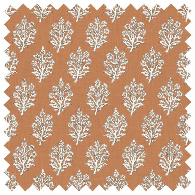 Dabu Ginger Printed Cotton Fabric