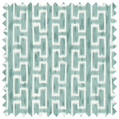 Ipak Celadon Printed Cotton Fabric