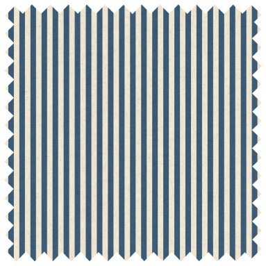 Ischia Indigo Printed Cotton Fabric