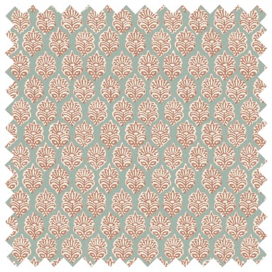 Mudra Cinnabar Printed Cotton Fabric