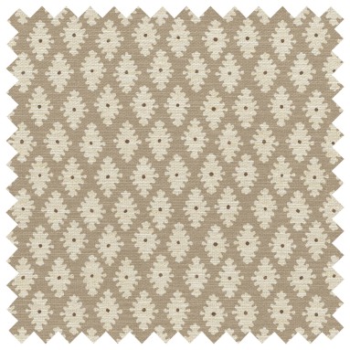 Sana Taupe Printed Recycled Fabric