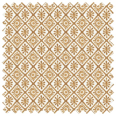 Sumana Cinnamon Printed Cotton Fabric