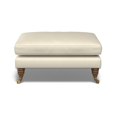 Bliss Footstool Amina Alabaster