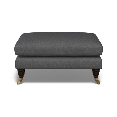 Bliss Footstool Bisa Charcoal