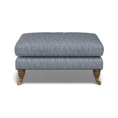 Bliss Footstool Kalinda Denim