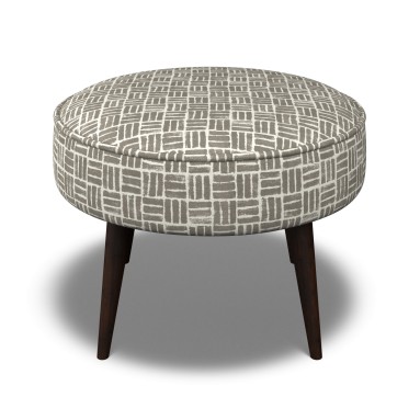 Brancaster Footstool Atlas Flint