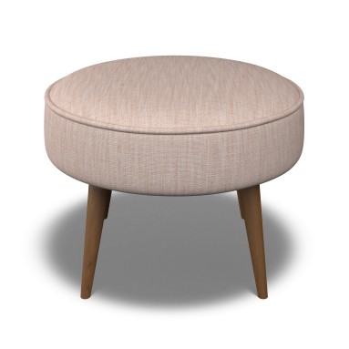 Brancaster Footstool Kalinda Blush