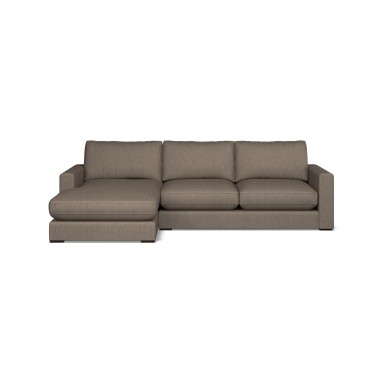 Cloud Chaise Sofa Amina Espresso