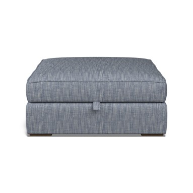 Cloud Storage Footstool Kalinda Denim