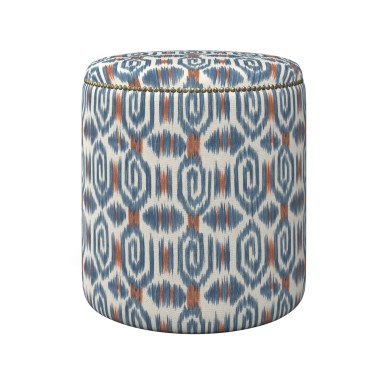 Malpaso Footstool Odisha Indigo