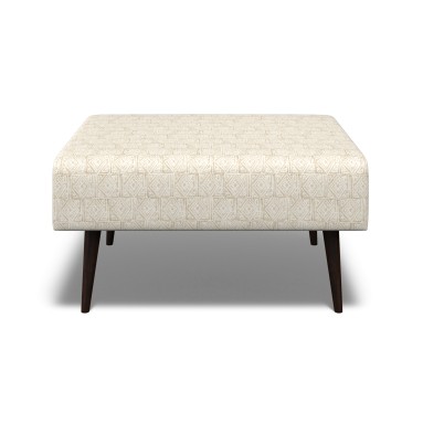 Ombu Footstool Ellora Parchment 