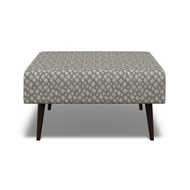 Ombu Footstool Nia Charcoal