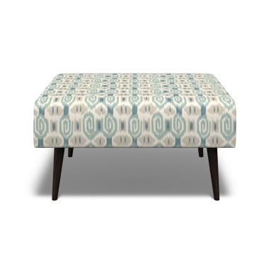 Ombu Footstool Odisha Teal