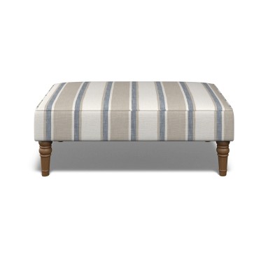 Savannah Footstool Edo Denim