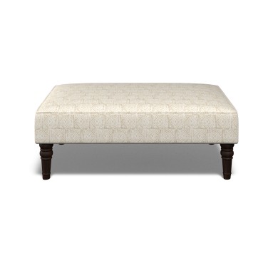 Savannah Footstool Ellora Parchment 