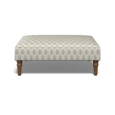 Savannah Footstool Indira Chambray