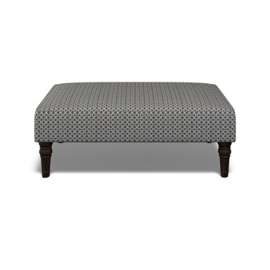 Savannah Footstool Sabra Indigo