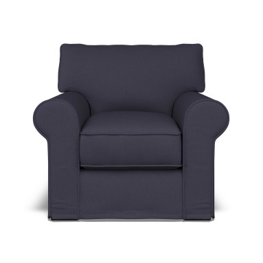 Vermont Loose Cover Chair Shani Indigo