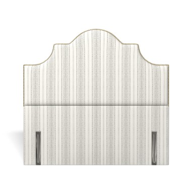 Izzie Headboard Bodo Stripe Charcoal