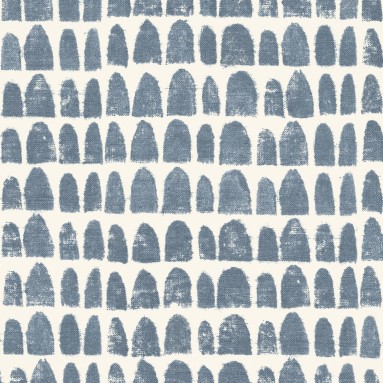 Babouches Denim Wallpaper