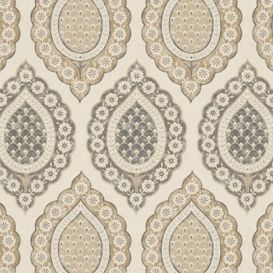 Wallpaper Indienne Espresso Flat