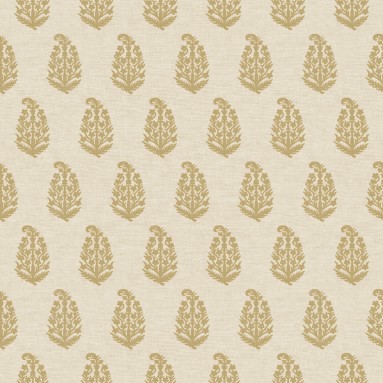 Indira Ochre Wallpaper