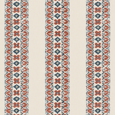 Jalal Indigo Wallpaper