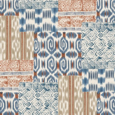 Kantha Indigo Wallpaper