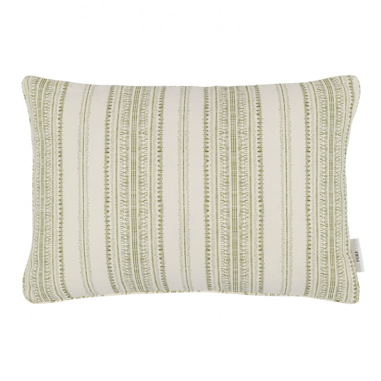 cushion bodo stripe willow self piped edge main