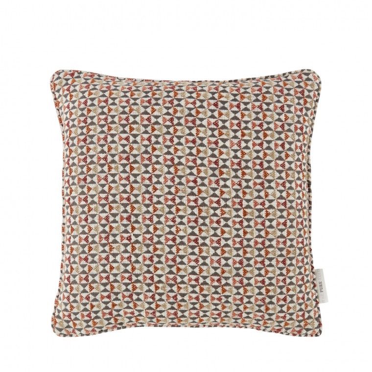 cushion nala cinnabar self piped edge main