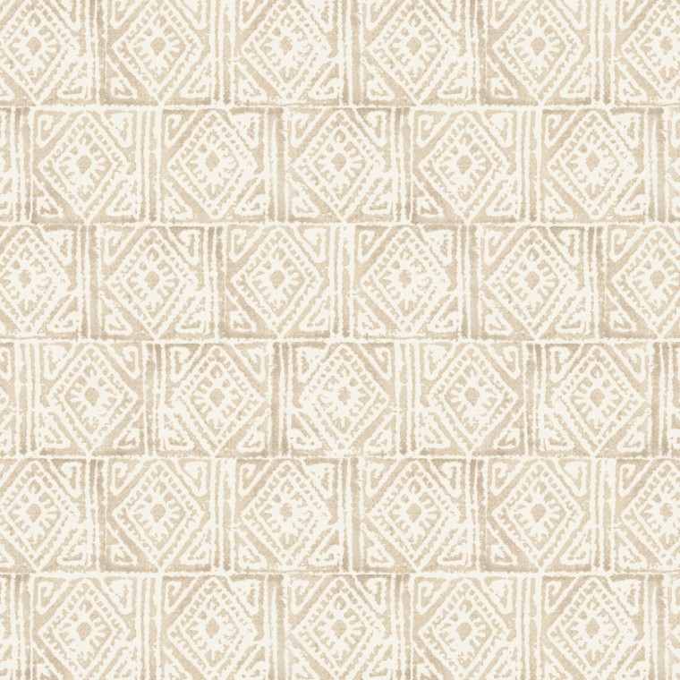 Ellora Parchment Printed Cotton Fabric