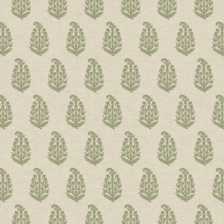 Indira Sage Printed Cotton Fabric