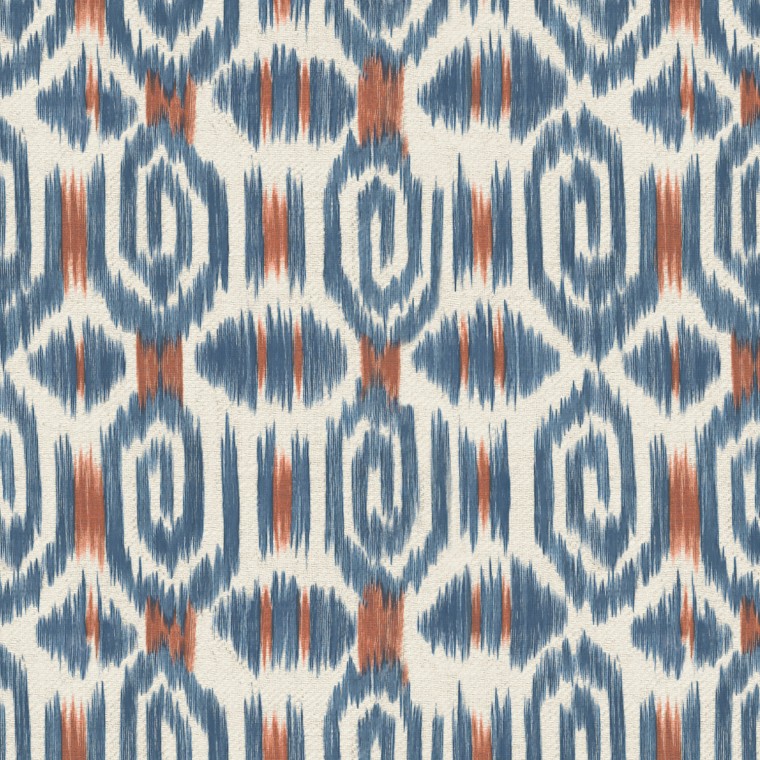 Fabric Odisha Indigo Print Flat