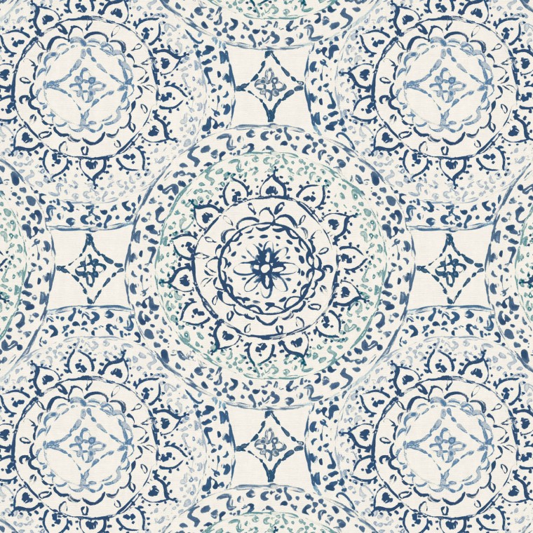 Sati Ocean Printed Cotton Fabric