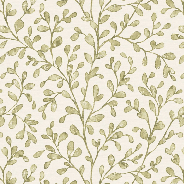 Taree Moss Printed Cotton Fabric