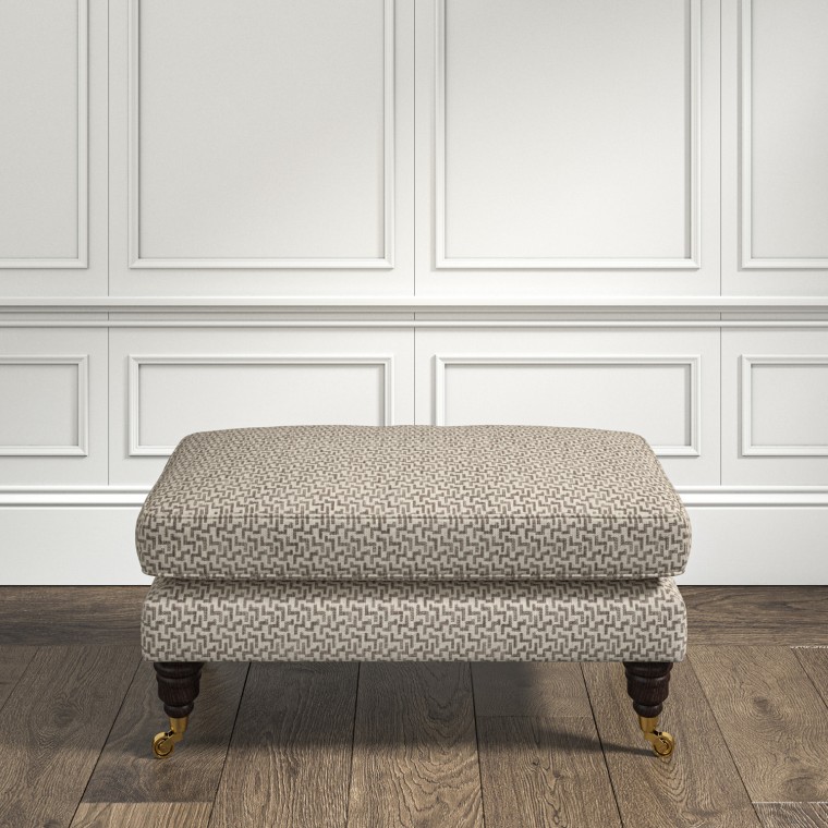 furniture bliss footstool desta taupe weave lifestyle