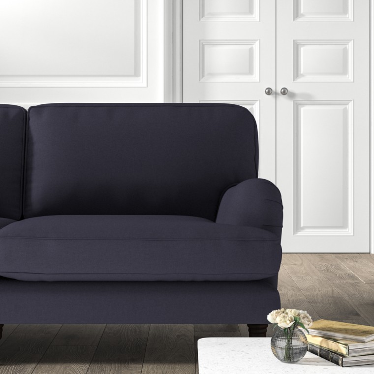 furniture bliss medium sofa shani indigo plain lifestyle