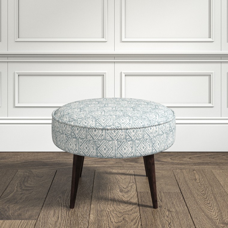 furniture brancaster footstool ellora steel blue print lifestyle