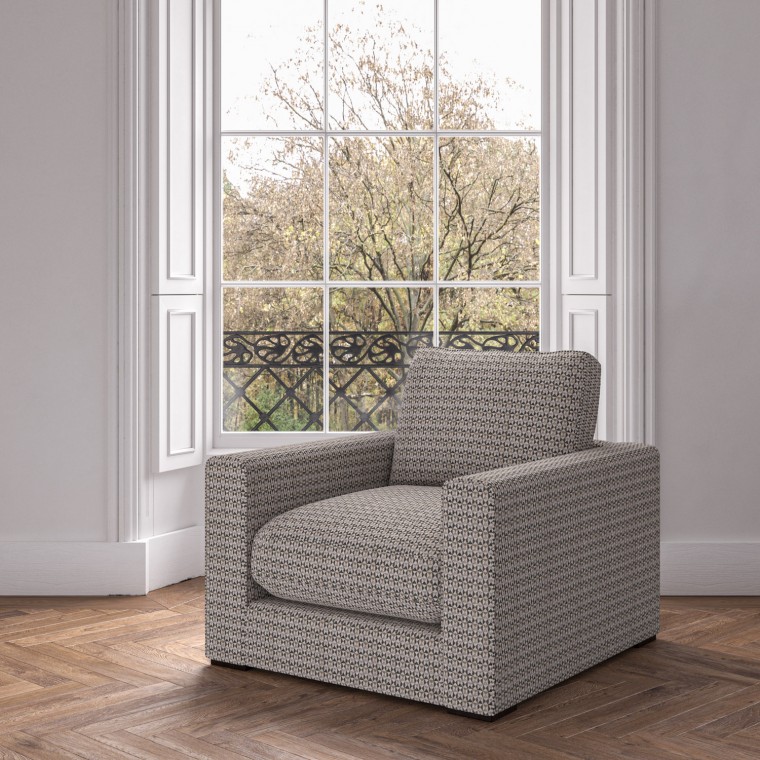 furniture cloud chair nala charcoal weave lifestyle