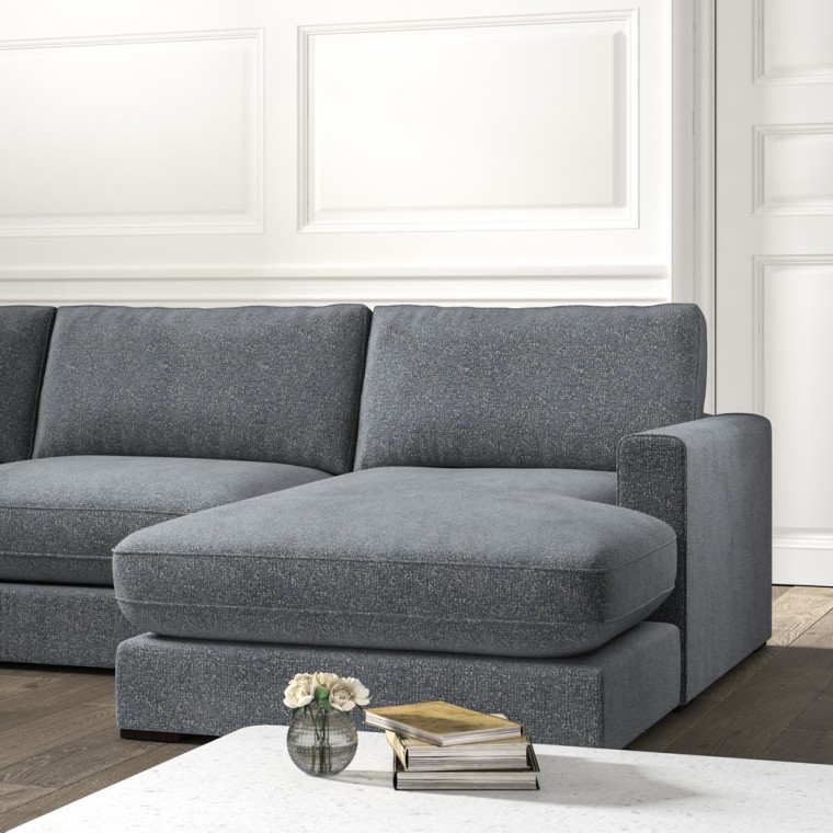 Cloud Chaise Sofa Yana Denim