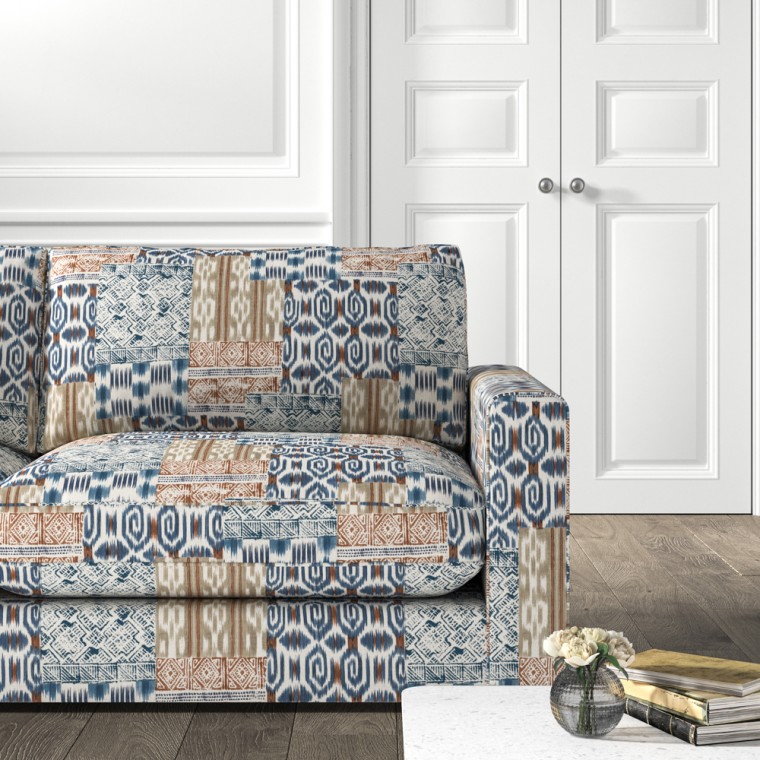 Cloud Sofa Kantha Indigo