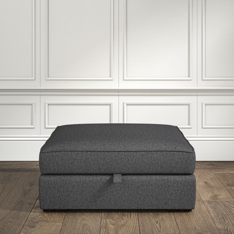 Cloud Storage Footstool Bisa Charcoal