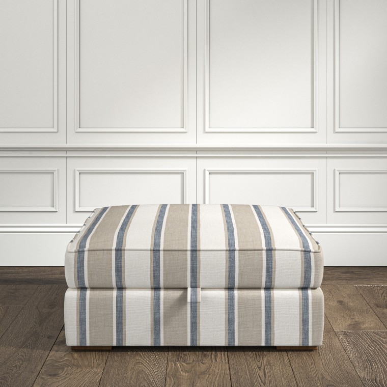 Cloud Storage Footstool Edo Denim