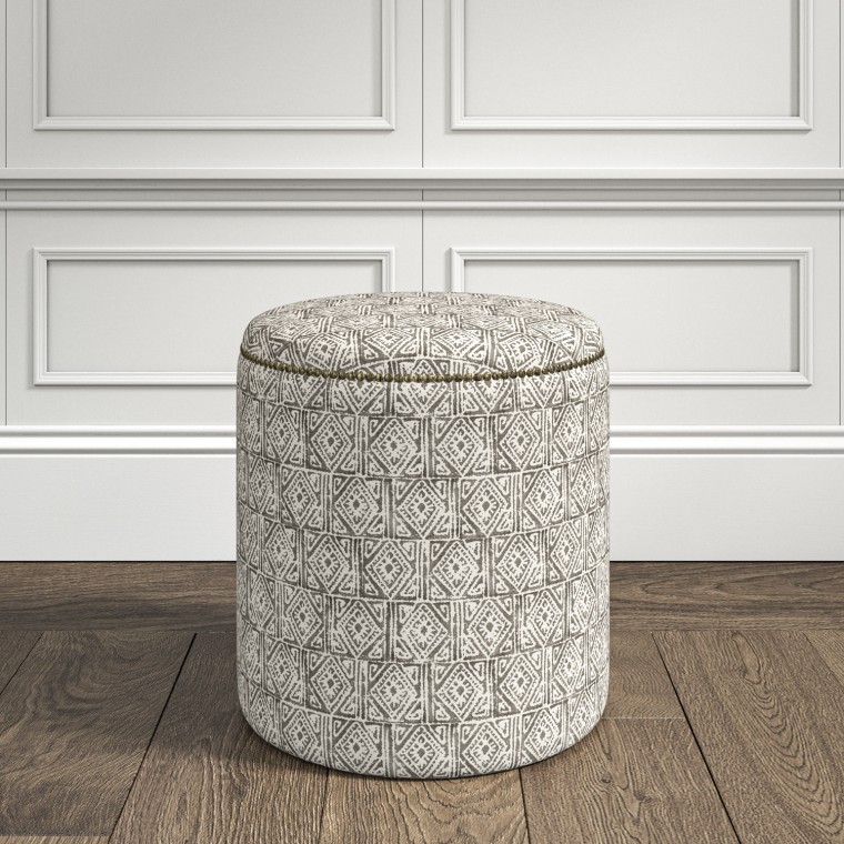 furniture malpaso footstool ellora graphite print lifestyle