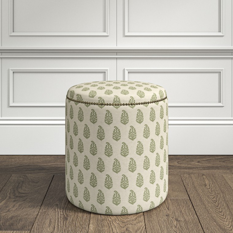 furniture malpaso footstool indira sage print lifestyle