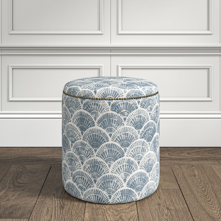 furniture malpaso footstool medina denim print lifestyle